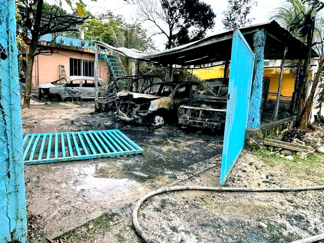 Un cuatrimoto y una moto  fueron parte del recuento de los daños