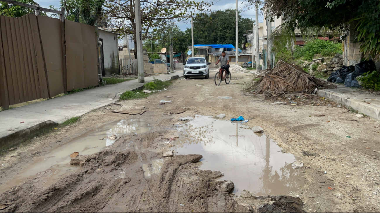 Durante la temporada de lluvias, el estado de las calles empeora