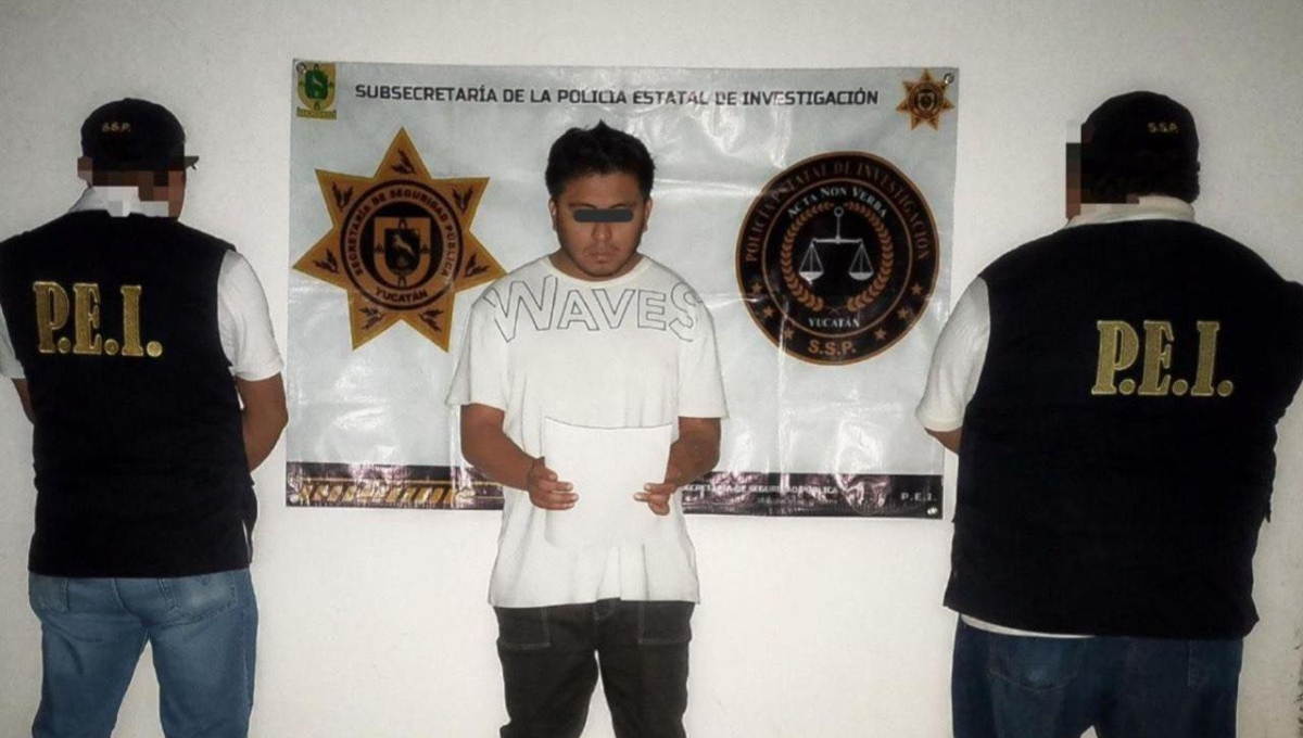 El hombre fue puesto a disposición de la FGE Yucatán