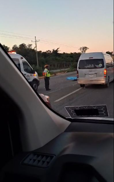 Muere tras ser embestido por dos camionetas en Playa del Carmen