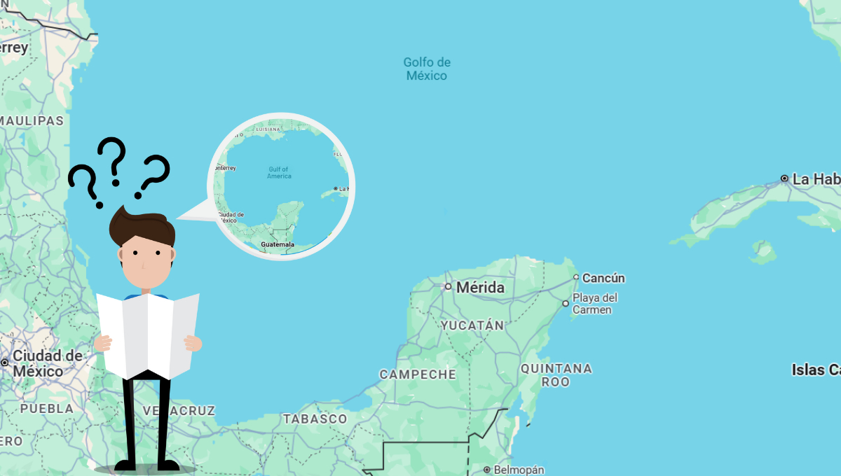   Así afectaría a Campeche el cambio de nombre del Golfo de México en Google Maps    