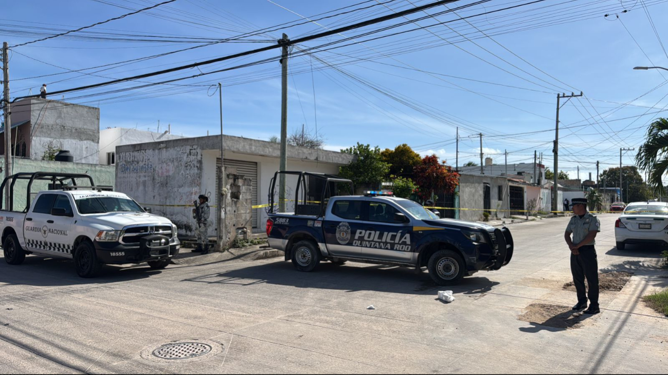 Ataque armado en supermanzana 230 de Cancún deja a dos hombres sin vida