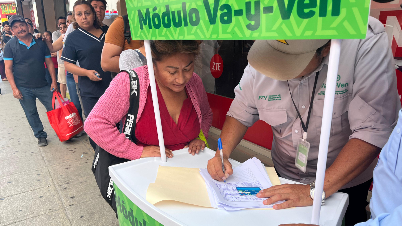 La Agencia de Transporte de Yucatán amplió el plazo para el canje gratuito de las tarjetas Va y Ven