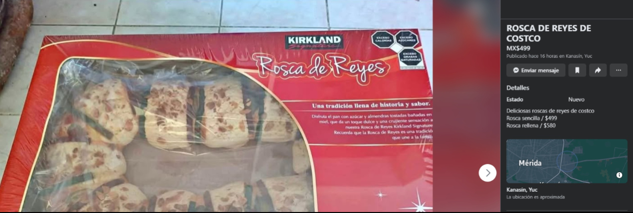 Los precios de la rosca de reyes del Costco pueden incrementar