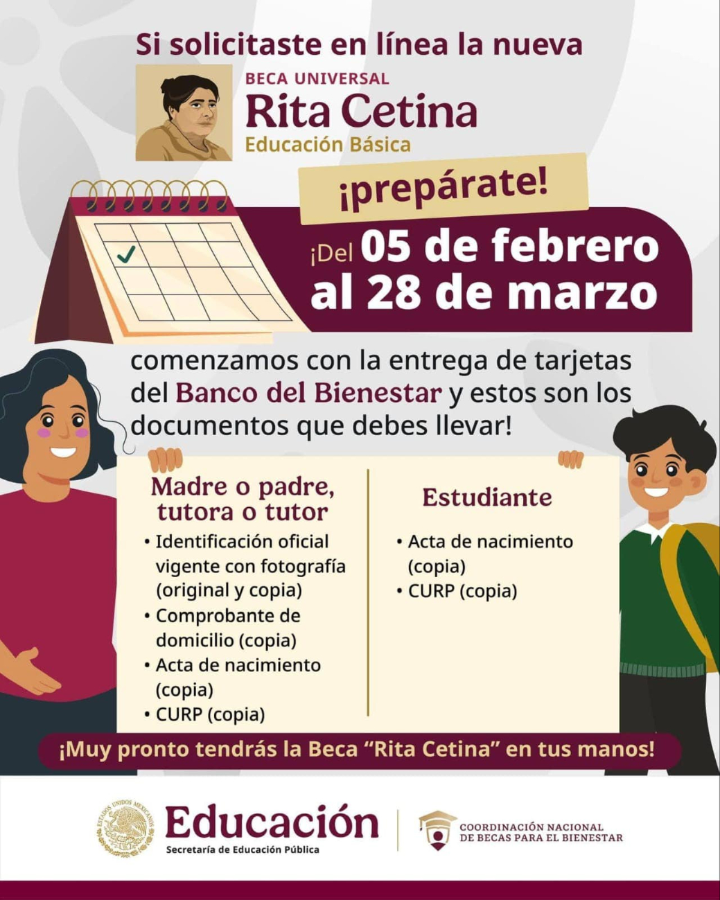 Fechas y requisitos para la Beca Rita Cetina