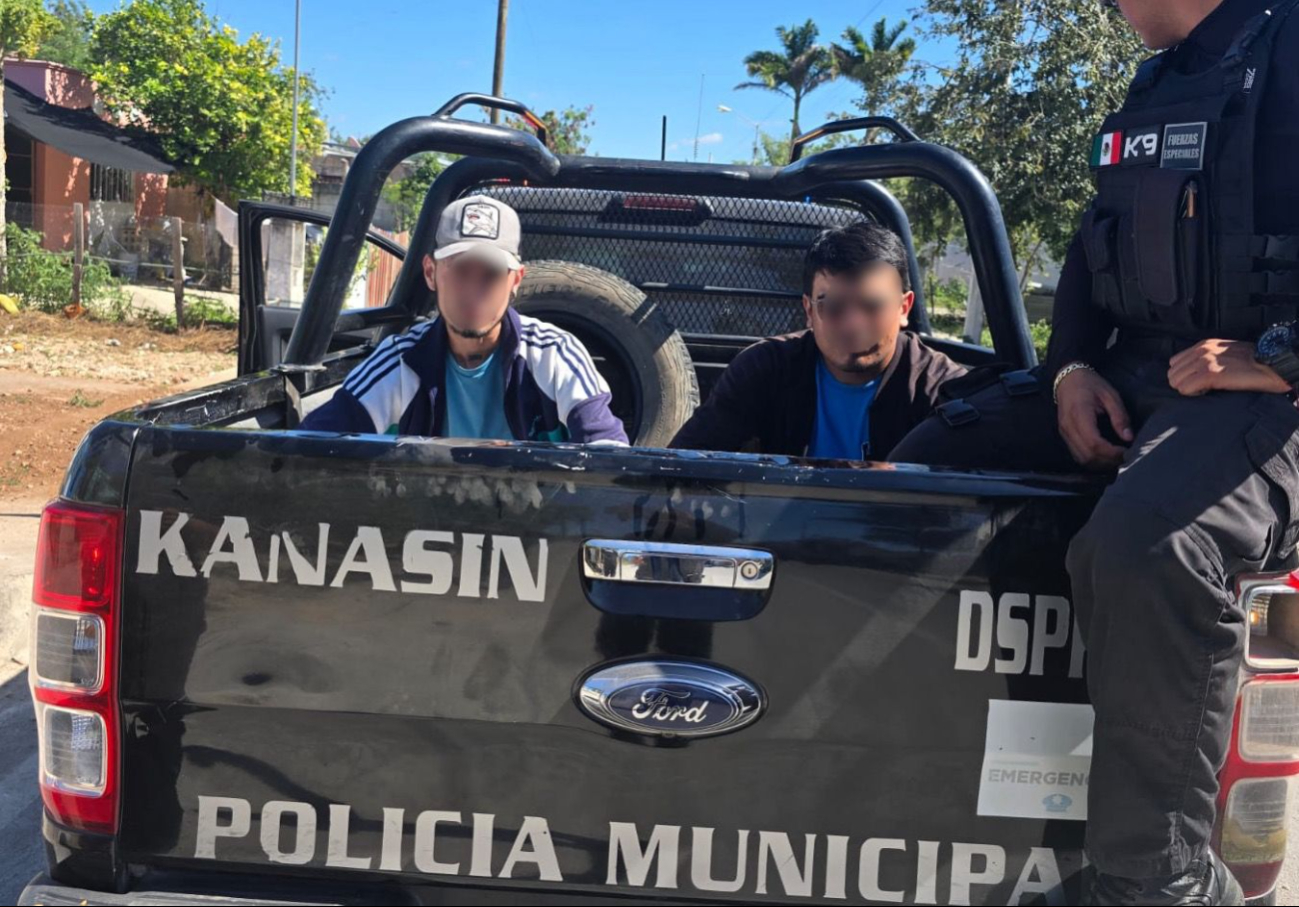 Policías de Kanasín atendieron un reporte en el Fraccionamiento Tulipanes