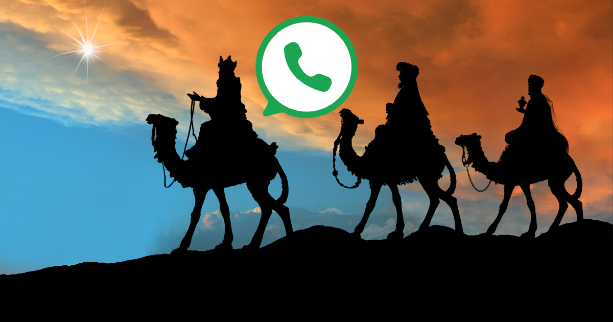 Pon tu whatsapp en modo Reyes Magos