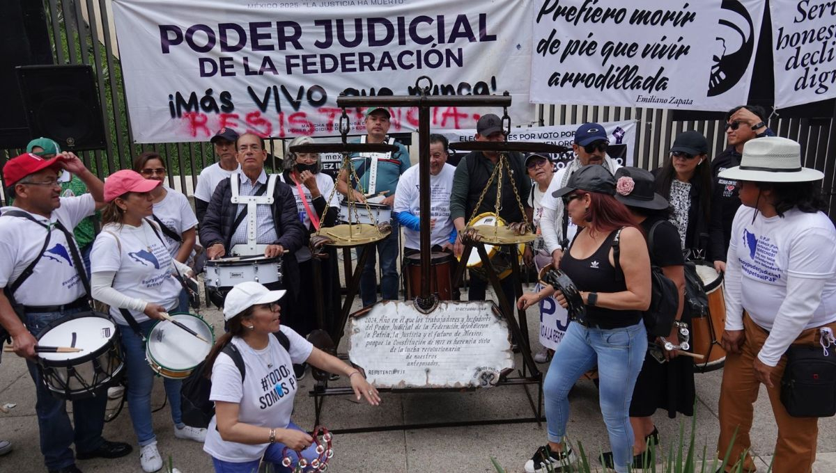 Jufed condenó la desestimación de suspensiones judiciales otorgadas contra la reforma al Poder Judicial