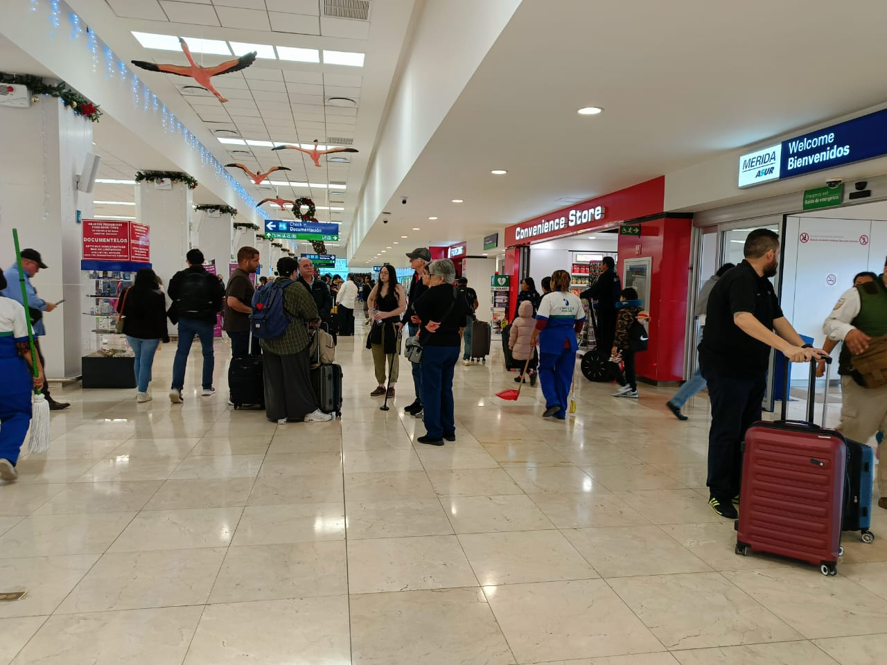 Un vuelo de Houston fue el más afectado en la jornada