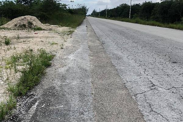 Las lluvias han afectado de forma constante la carretera, causando varios baches que siguen sin reparar