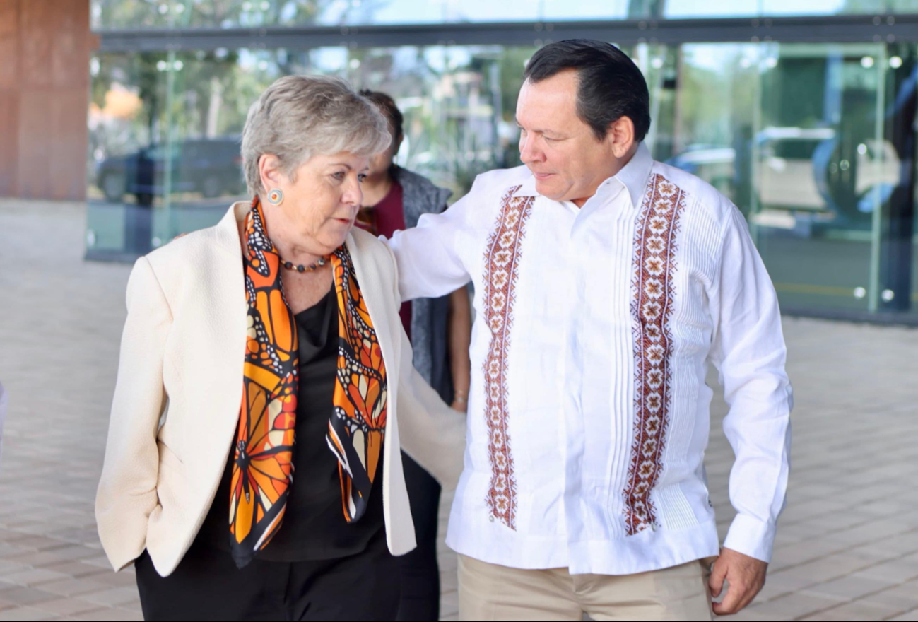 Alicia Bárcena Ibarra y Joaquín Díaz Mena, presentes en el PND 2025.