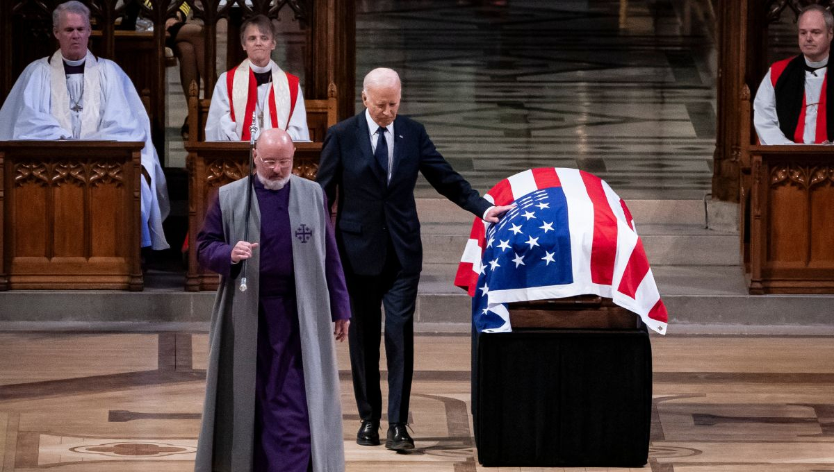 El presidente Joe Biden asistió al funeral de Jimmy Carter en la Catedral de Washington