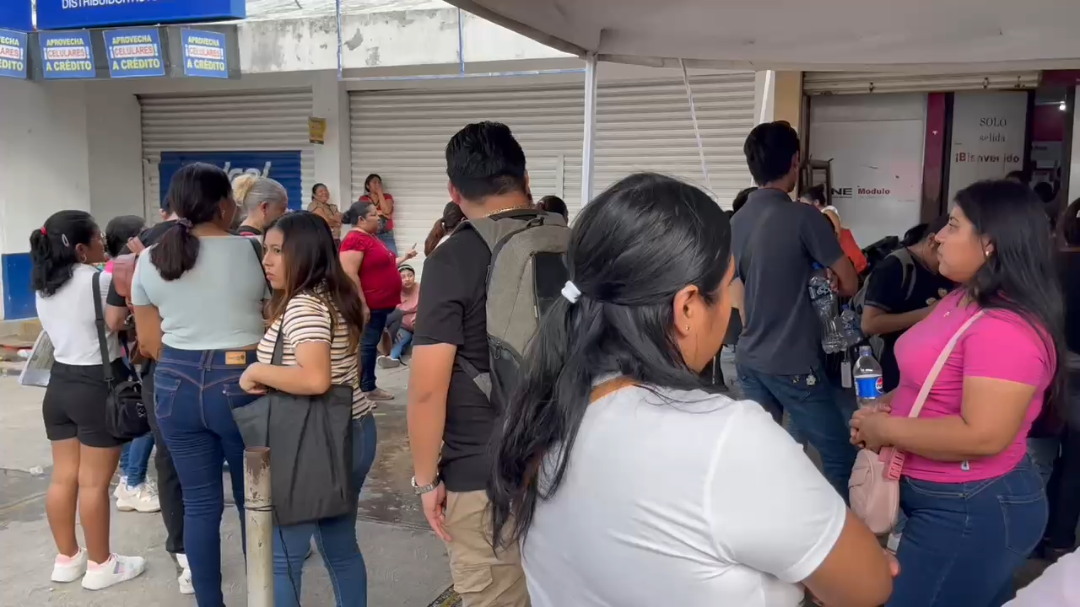 Este lunes los módulos del INE reciben gran afluencia de personas