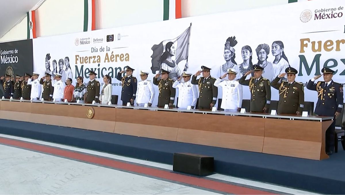 “México es un pueblo fuerte y soberano” destaca presidenta Sheinbaum en aniversario de la Fuerza Aérea