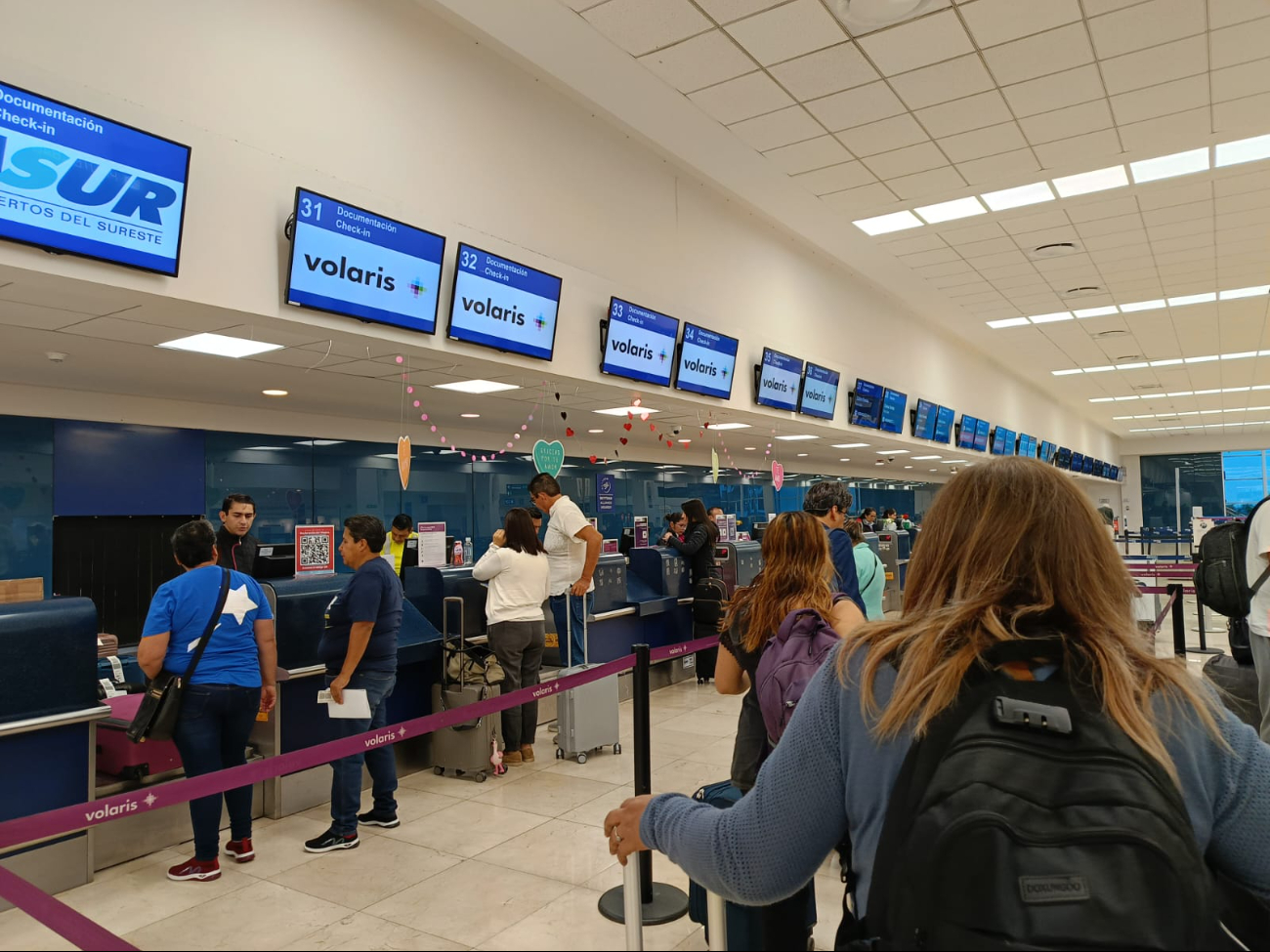 Hay buena movilidad de pasajeros en el aeropuerto de Mérida