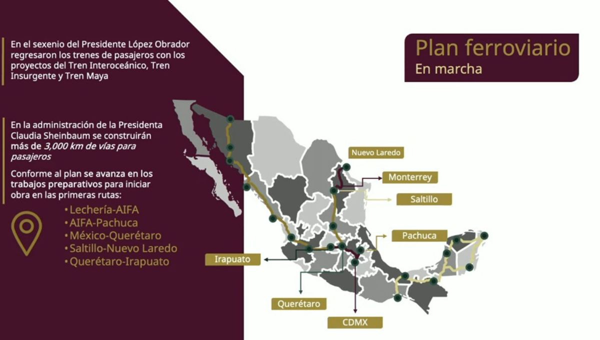 El programa ferroviario representa una de las apuestas más importantes del sexenio