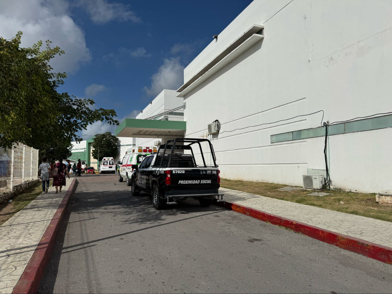 Los dos sobrevivientes fueron trasladados al Hospital General