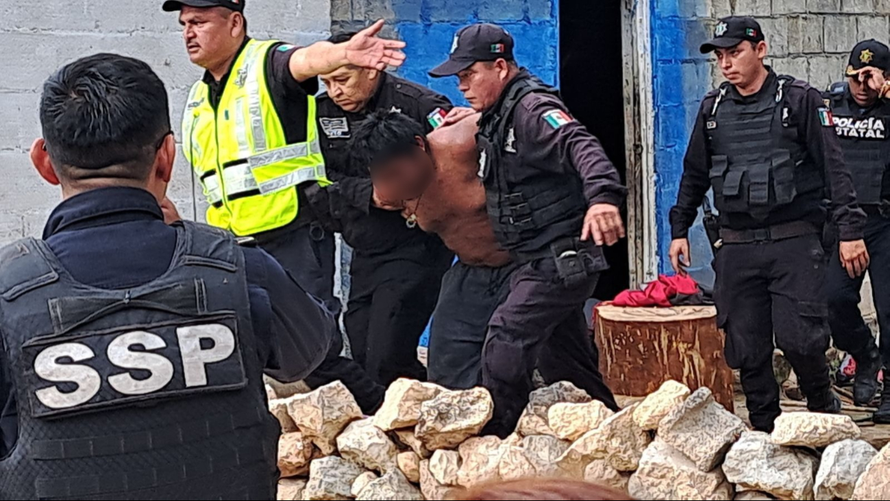 Sujeto hiere a su esposa en casa de la colonia Candelaria en Peto, pero se resiste a la aprehensión