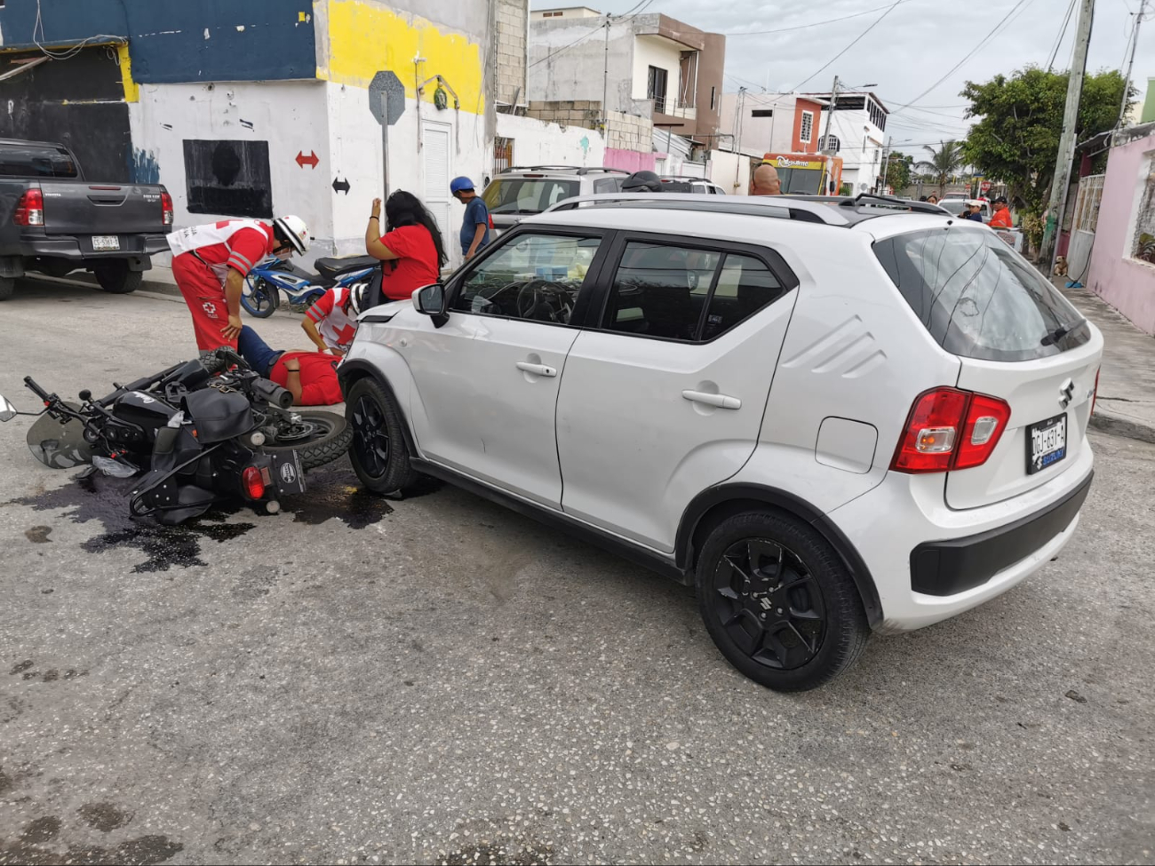 Accidente ocurrió en la calle Corregidora y 16 de septiembre