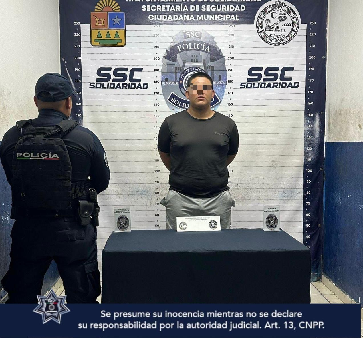 El joven detenido fue puesto a disposición de la Fiscalía General del Estado