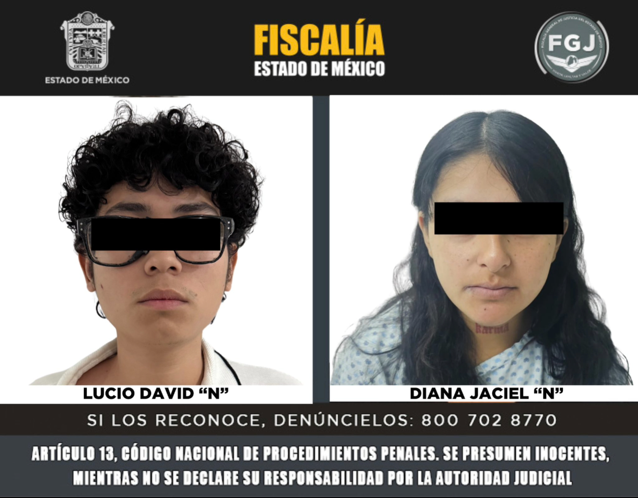 La FGE detuvo al joven padre Lucio "N" tras abandonar a su bebé