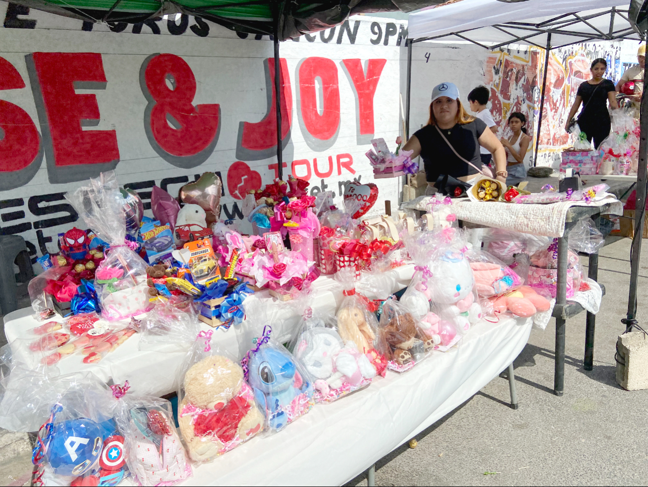 Los peluches, uno de los artículos favoritos de esta fecha, se comercializan incluso por 800 pesos, según el tamaño, pero la tradición pesa más que la economía