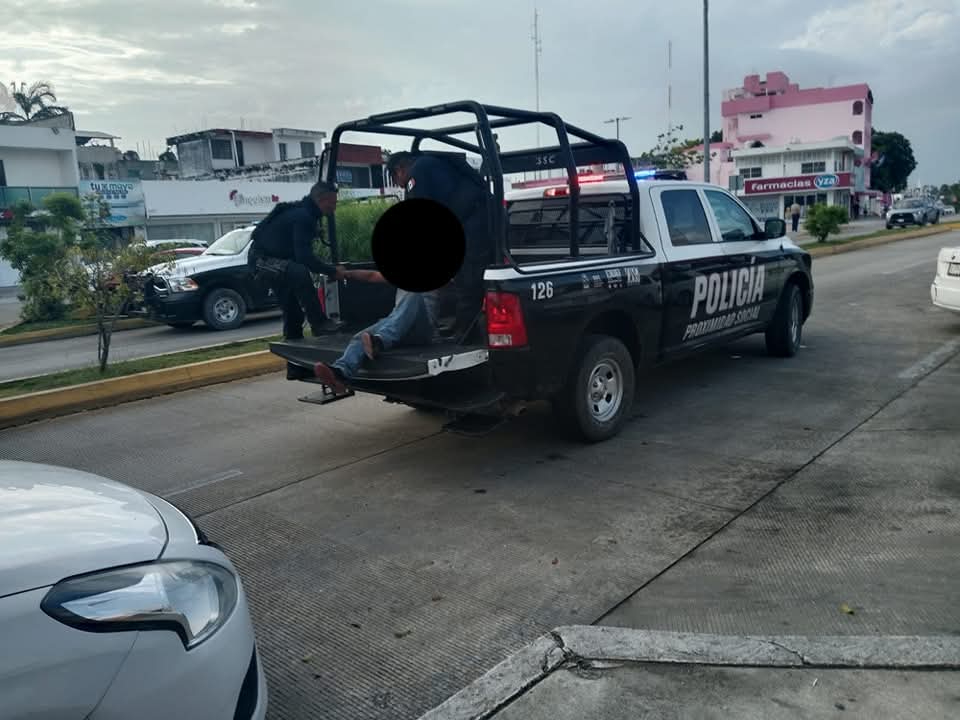 Presuntos ladrones resultan heridos en Chetumal