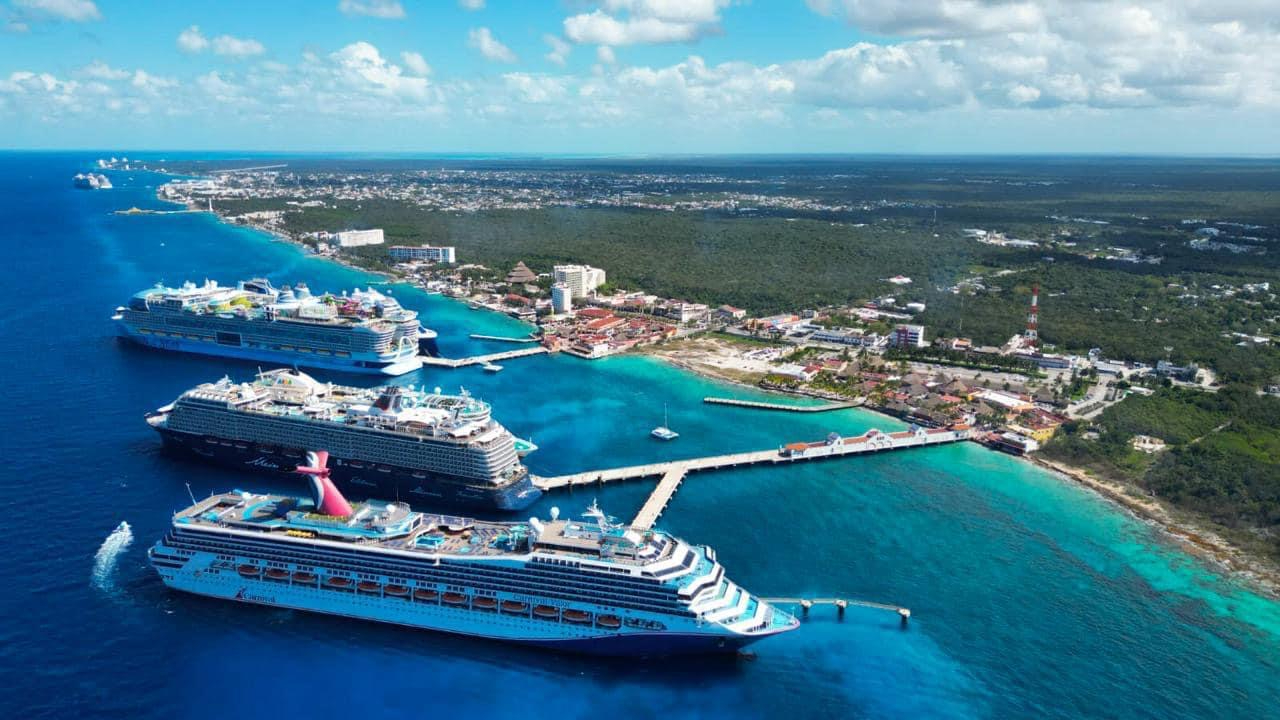 Cozumel espera el arribo de 33 cruceros en este mes de febrero