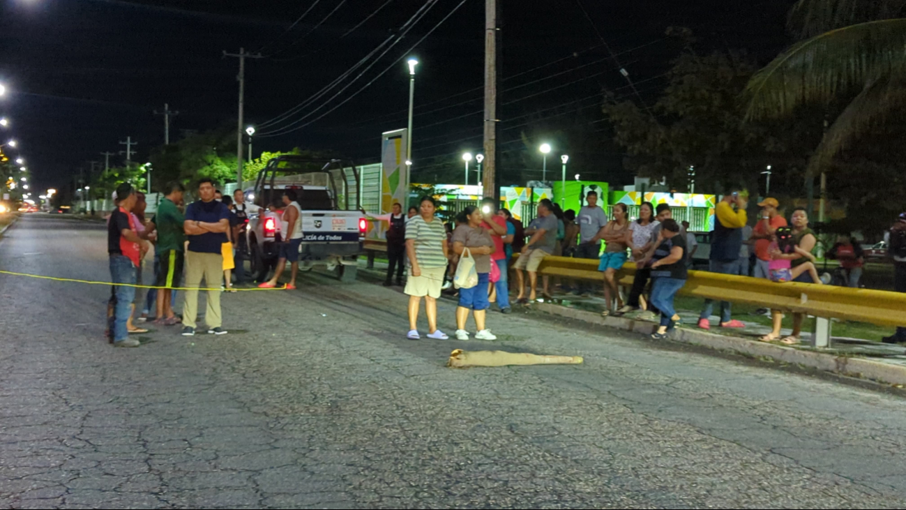 Las autoridades llegaron al lugar para dialogar con los inconformes