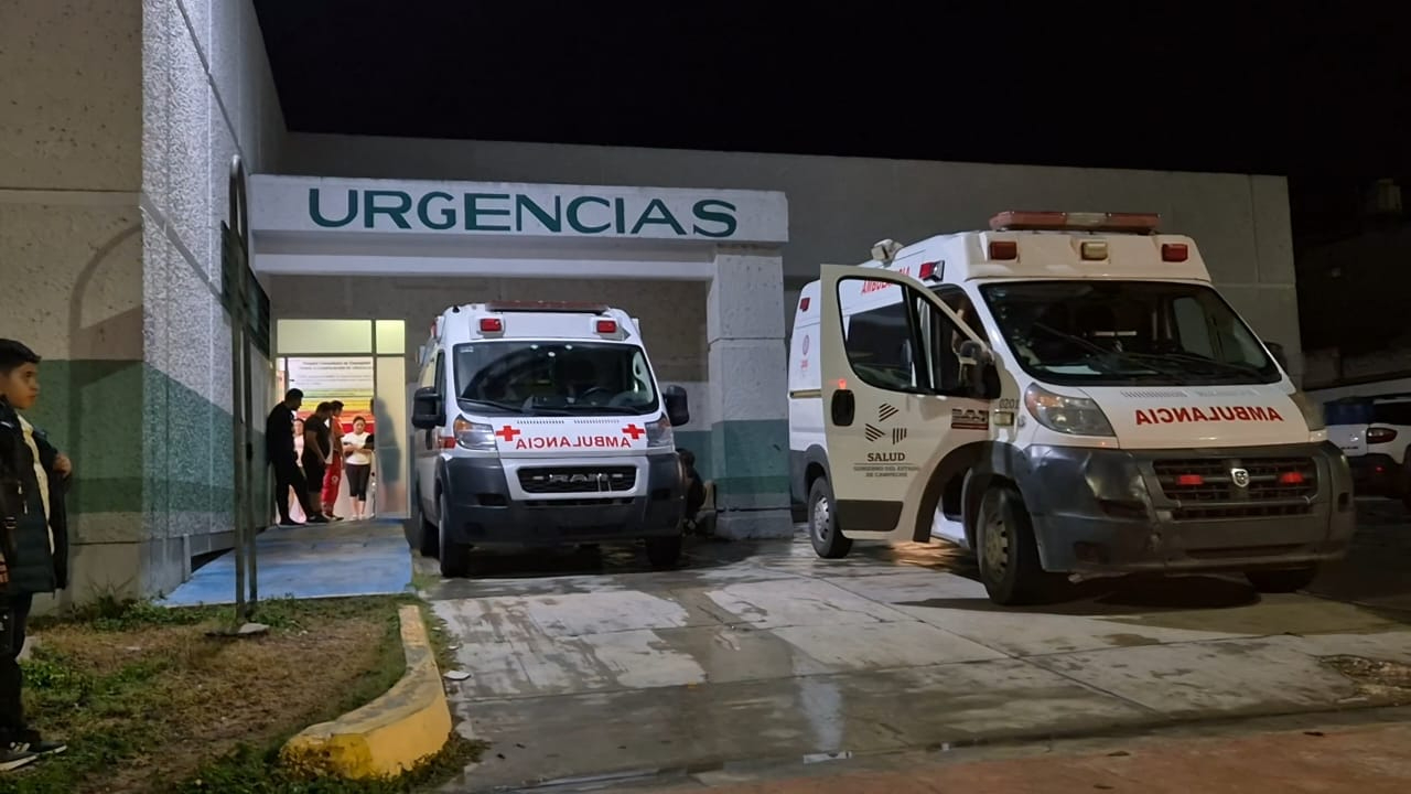 Lesionados fueron trasladados al hospital de Champotón, pero no recibidos