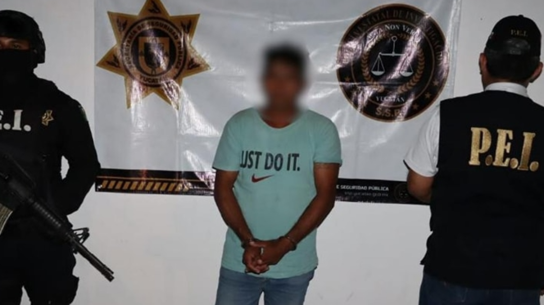 El hombre fue localizado y detenido por la SSP Yucatán