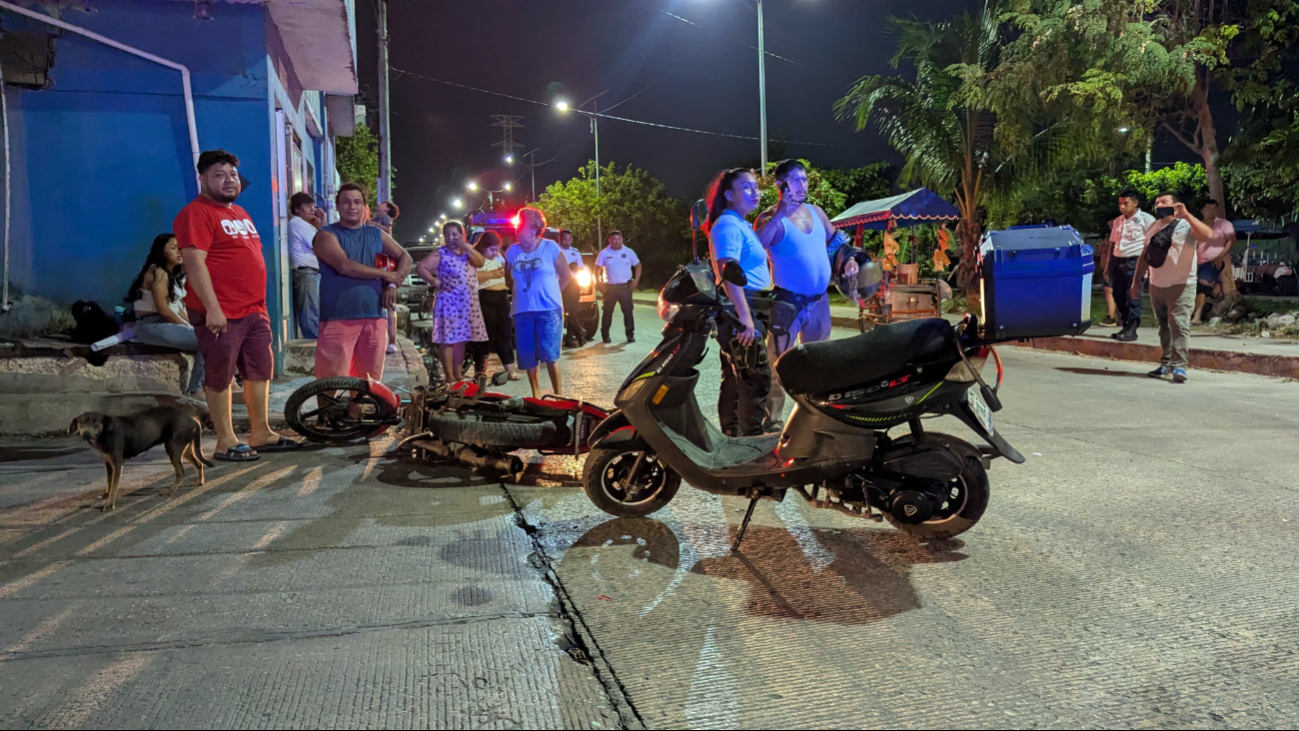 3 choques en Ciudad del Carmen