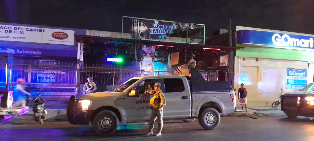 Noche roja en bar de Cancún, balacera deja saldo de una persona muerta y tres heridos