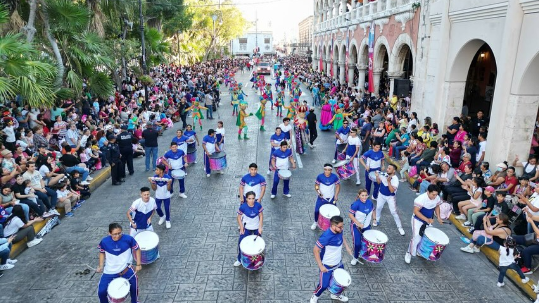 El Carnaval de Mérida se realizaba anteriormente en el Centro de Mérida