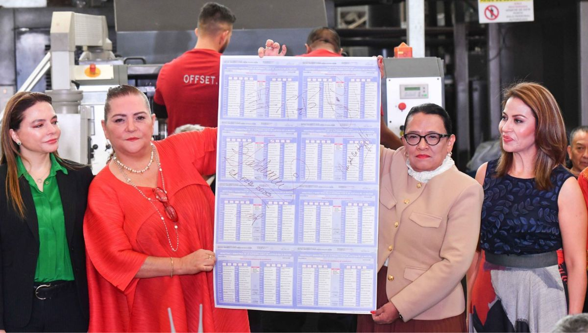 Inició impresión de boletas para la elección judicial 2025: Un proceso histórico en México