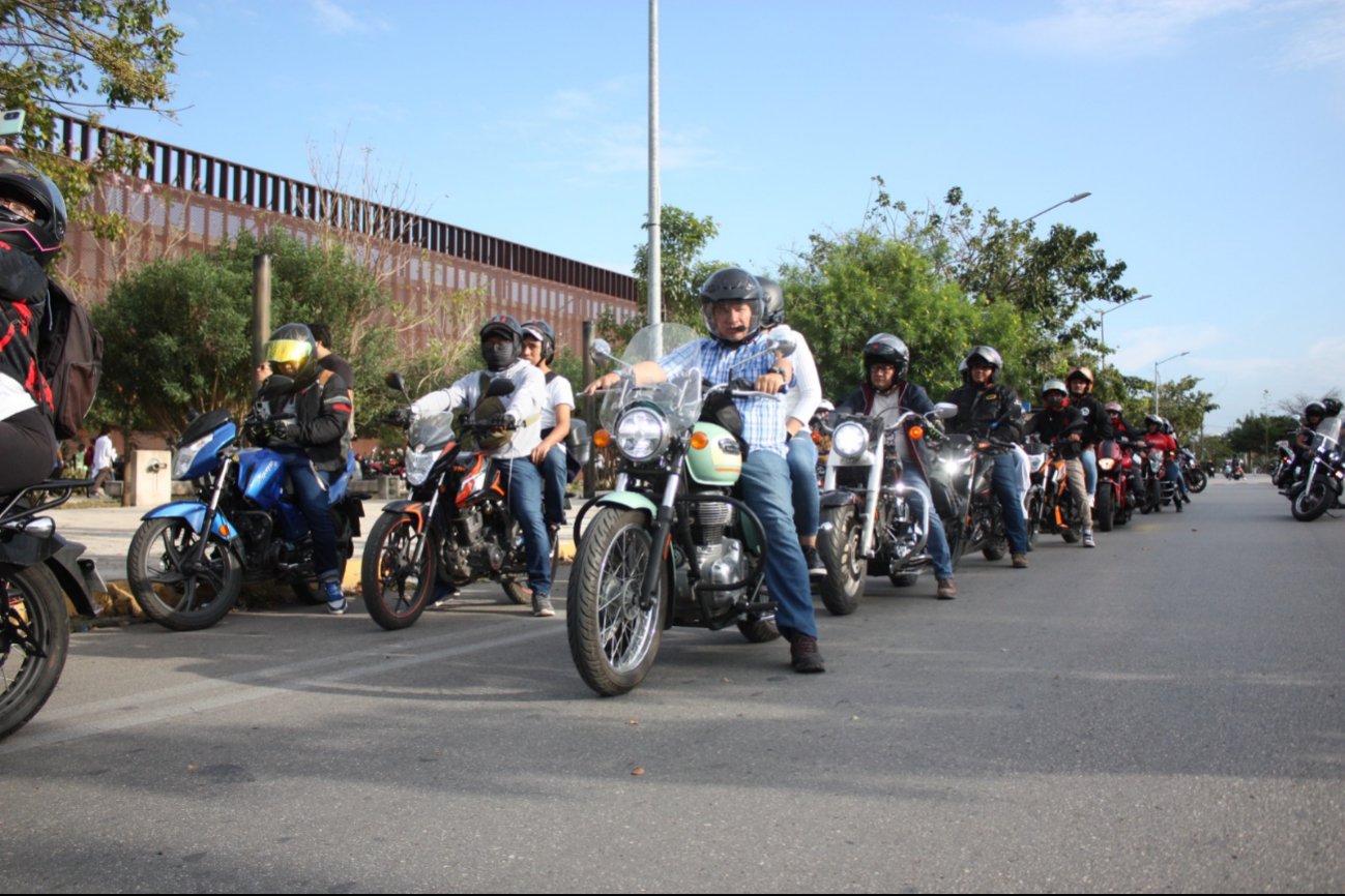 Los bikers se apoderaron de Mérida, pero lo hicieron de una forma responsable