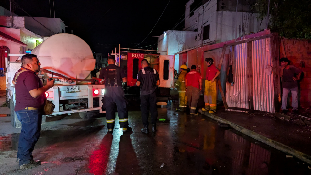 Incendio en Colonia Miguel de la Madrid Deja Daños Cuantiosos