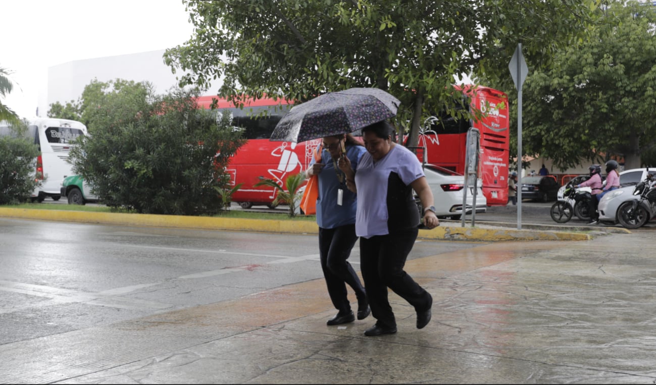 El clima de Cancún pronostica nuevamente temperaturas frescas y lluvias ligeras