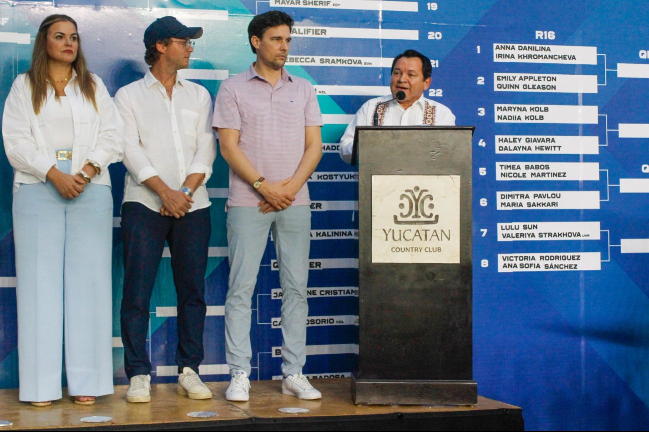 Joaquín Díaz Mena destaca importancia del Mérida Open como impulso a eventos deportivos en Yucatán