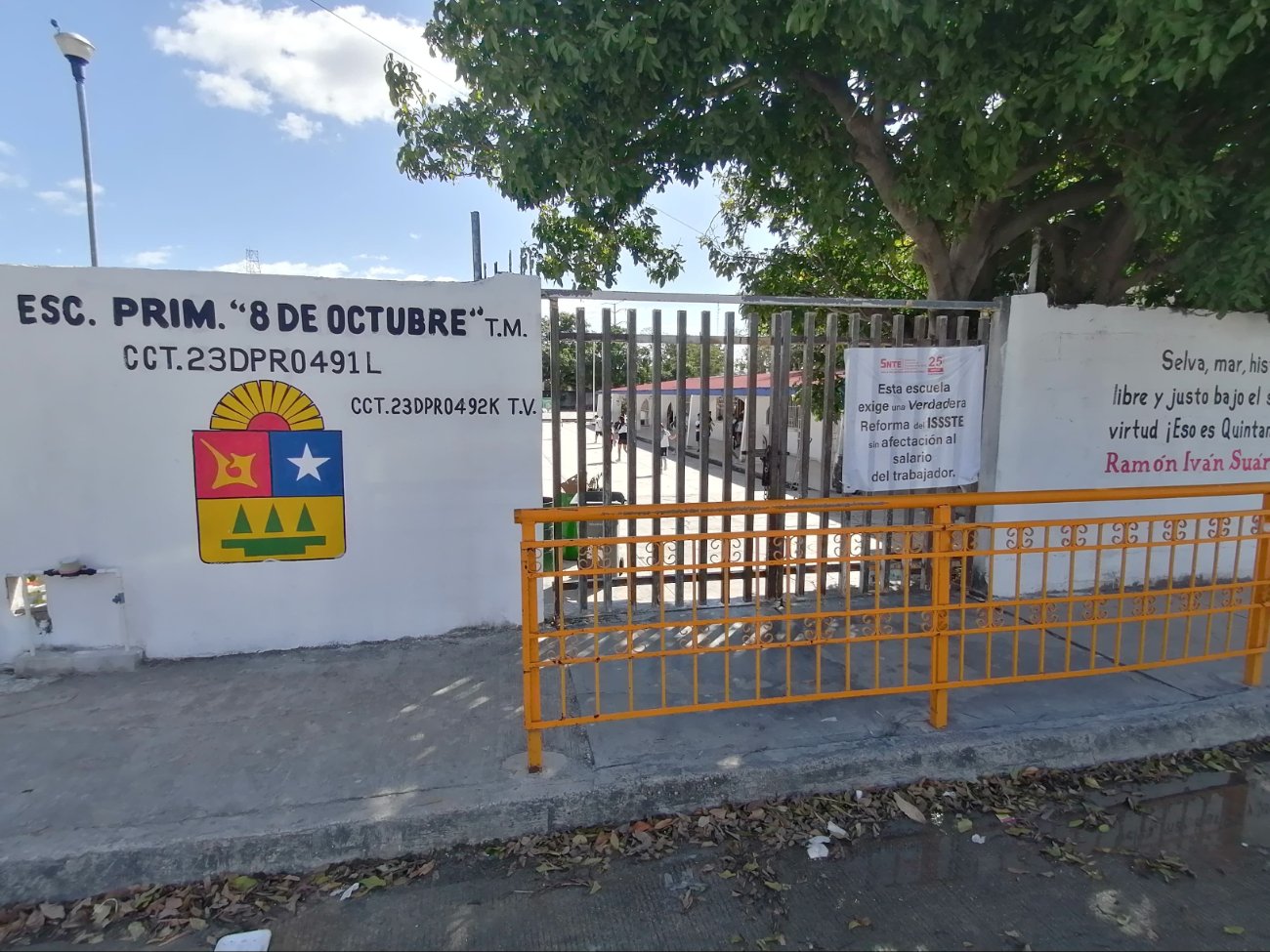 En algunas escuelas las clases fueron canceladas, mientras que en las otras solo se realizaron por unas horas