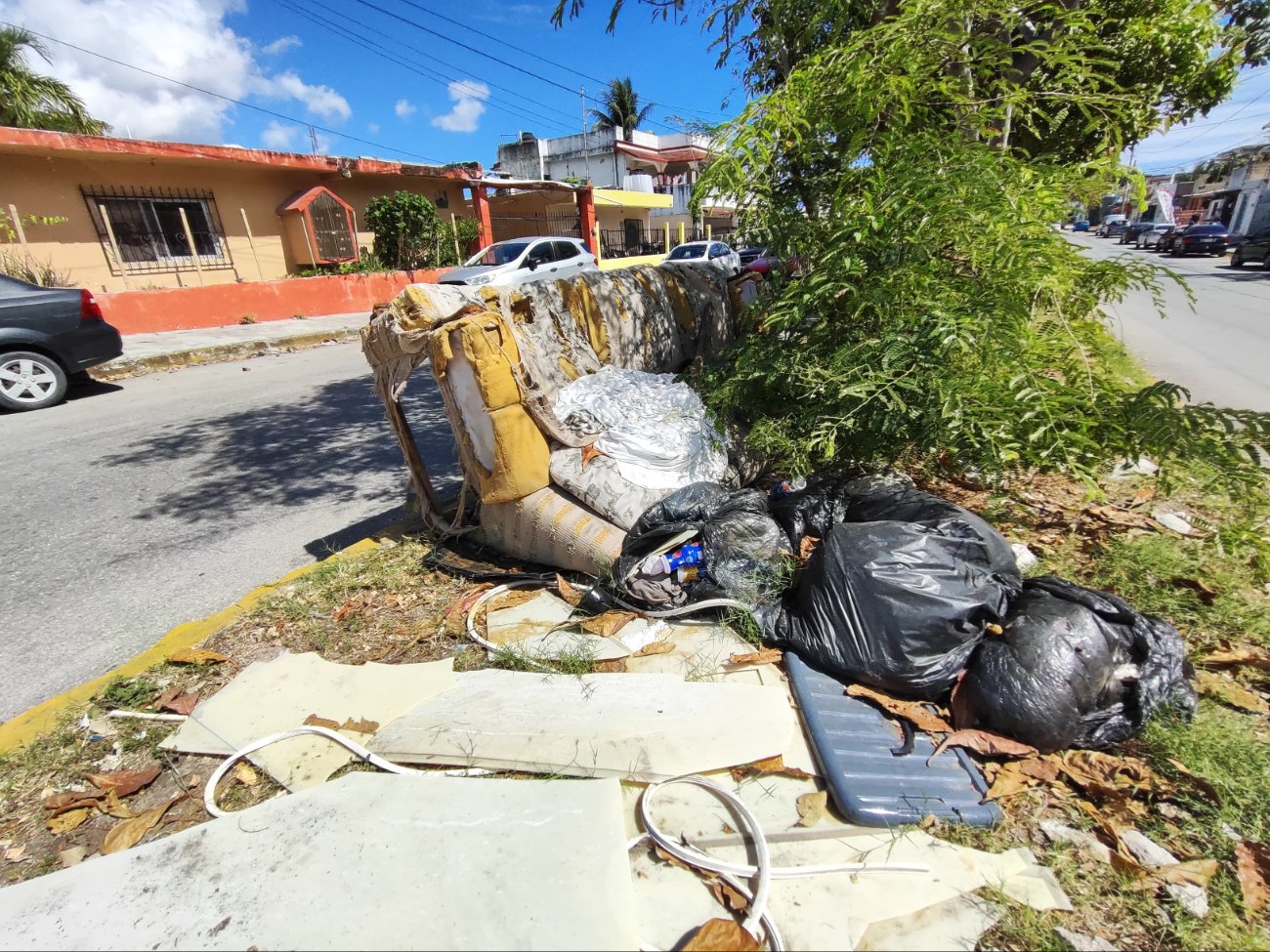 Los deshechos acumulados provienen de los mismos ciudadanos, quienes abandonan  objetos de casa o bolsas de basura en las calles