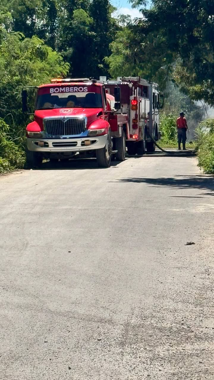 15 minutos fue el tiempo aproximado para sofocar el fuego.