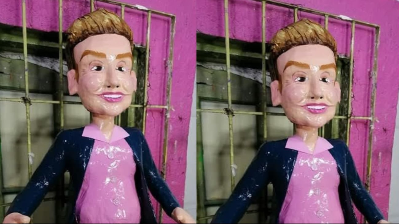 Hacen piñata de Daniel Bisogno y las redes sociales explotan 