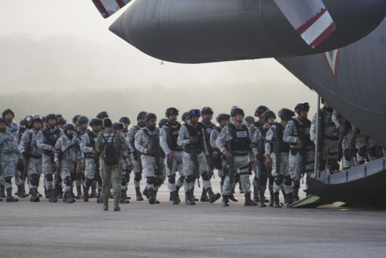 A las seis de la mañana con cinco minutos cuando arribó el convoy