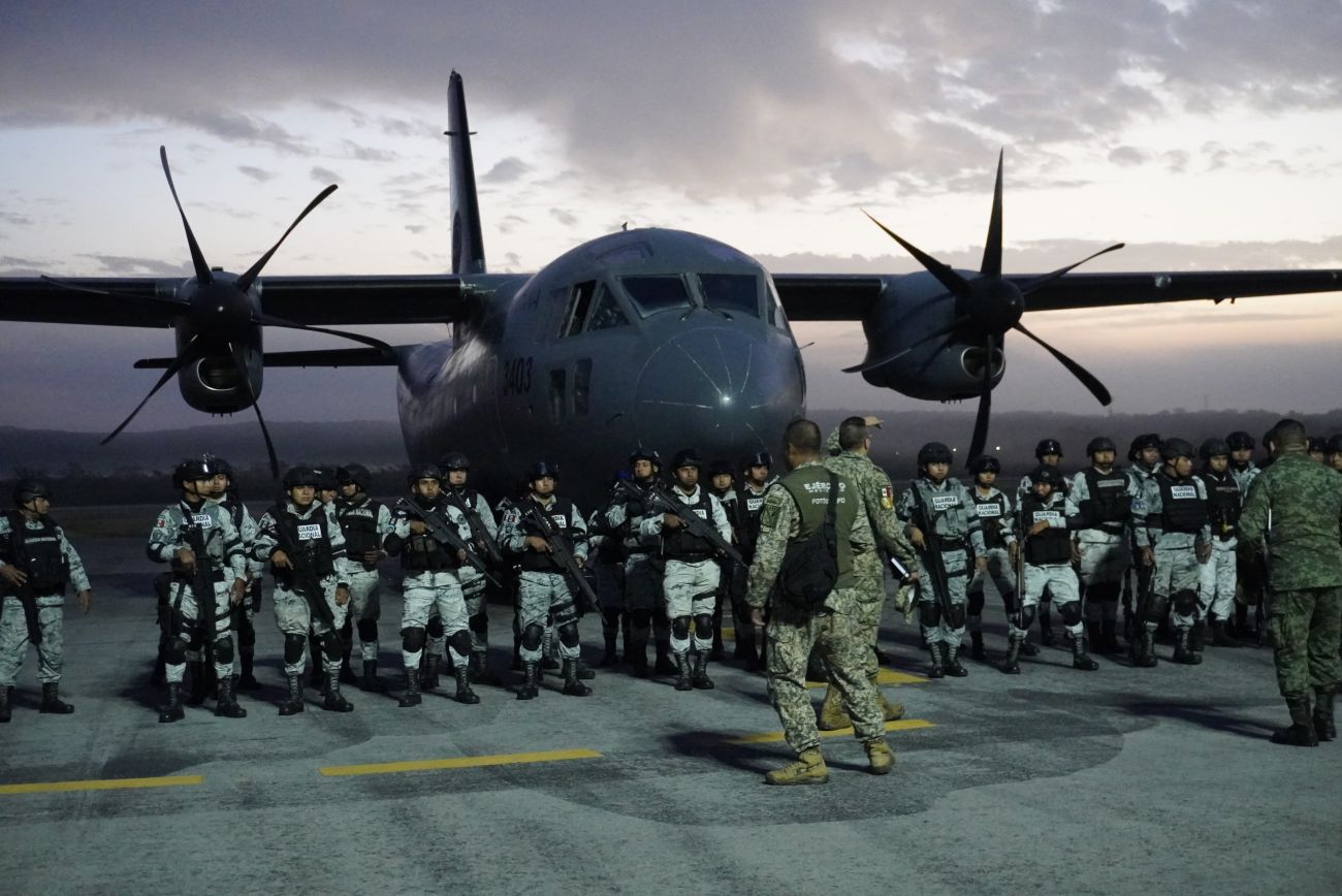 500 elementos de la Guardia Nacional viajan a Tijuana