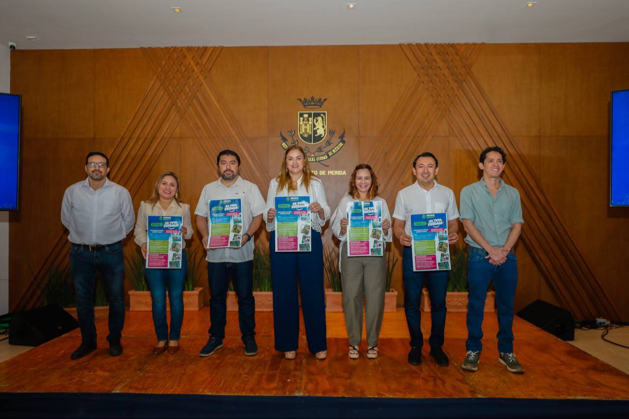 La alcaldesa Cecilia Patrón presentó la estrategia "Mérida Limpia"