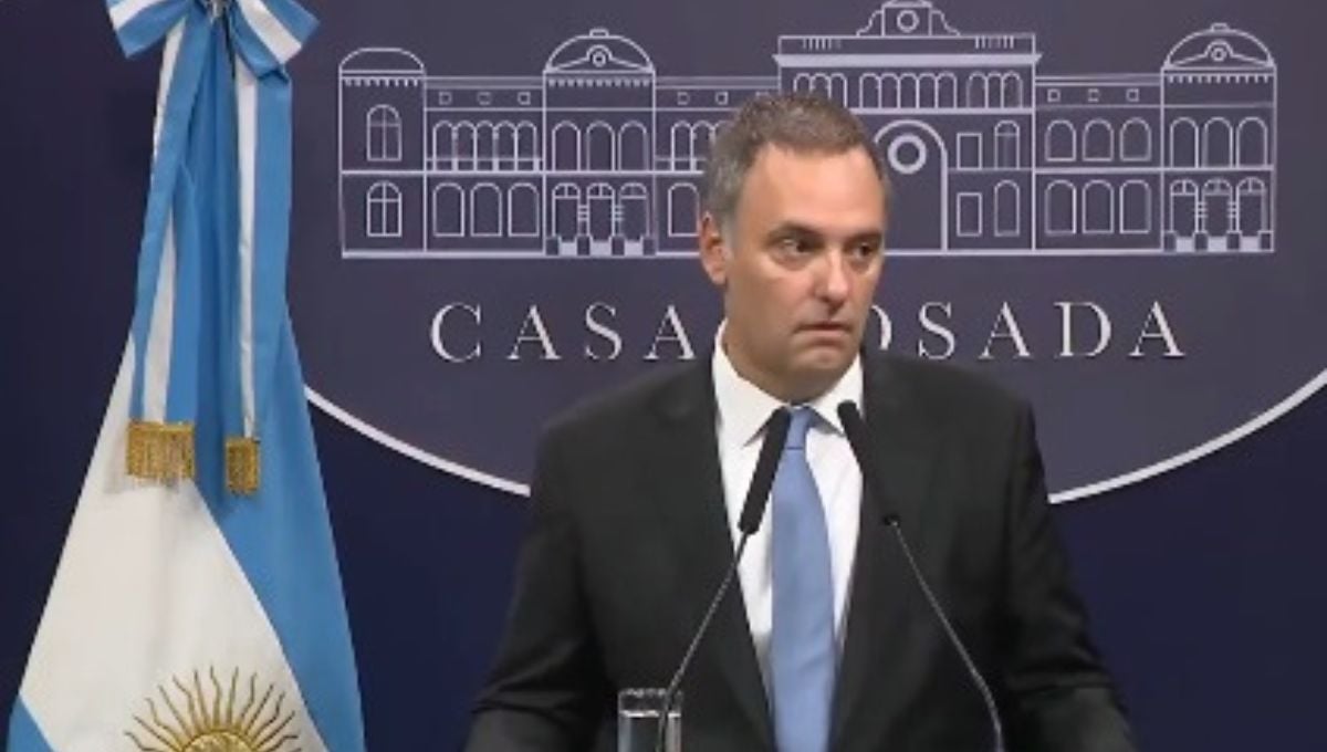 Manuel Adorni, vocero del Gobierno de Argentina