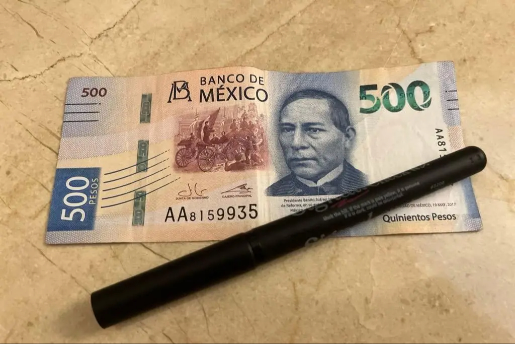 Banxico no recomienda plumones para detectar billetes falsos por poca vida útil, falsos positivos y daño a los billetes