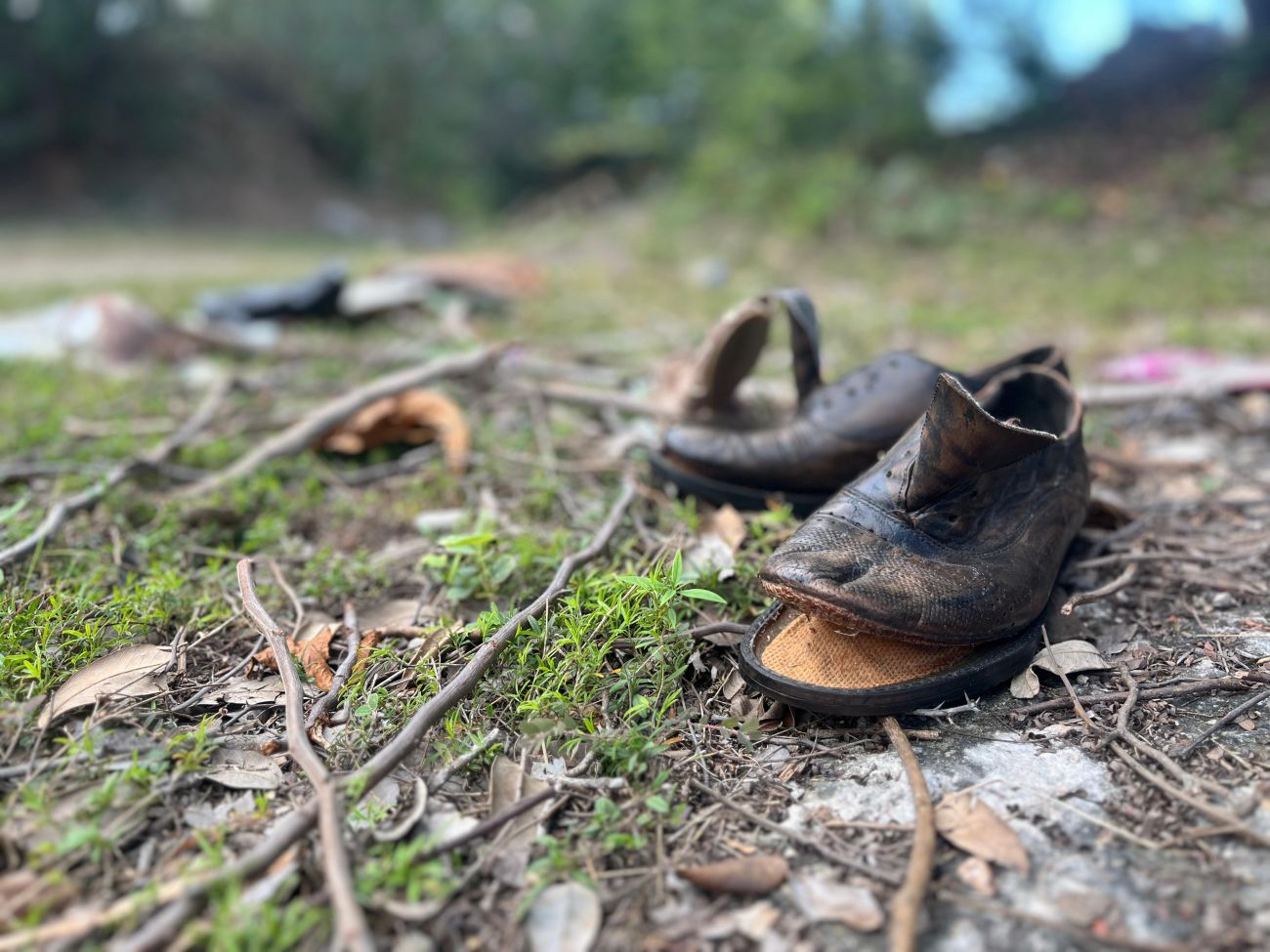 Zapatos que alguna vez tuvieron dueño