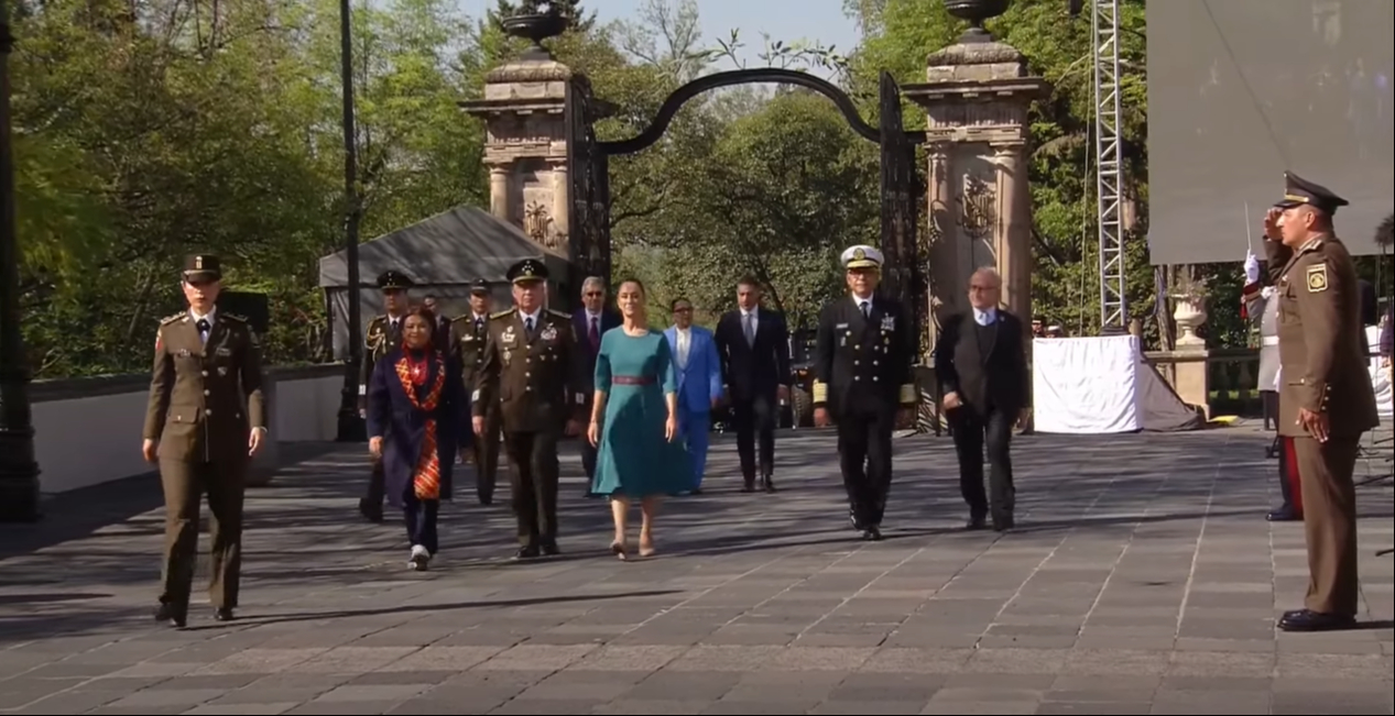 Claudia Sheinbaum encabeza el 112 Aniversario de la Marcha de la Lealtad en el Castillo de Chapultepec